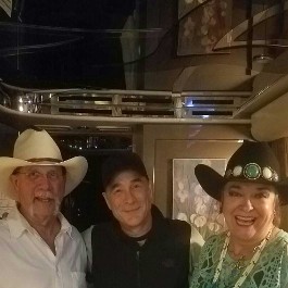 Jack and Fiona Richards with Clint Black, our pal from Katy TX